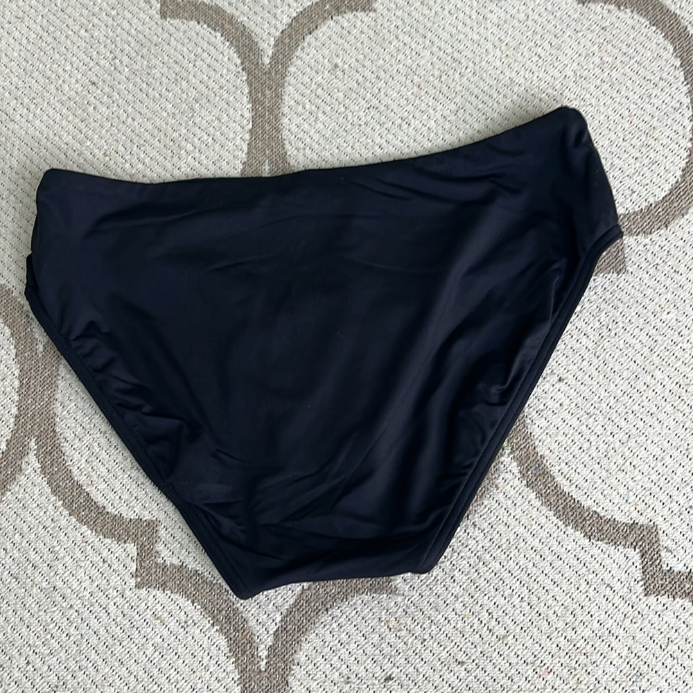 🏖️ Sea level Australia black essentials mid bikini bottoms pant, size 4 - Picture 5 of 14